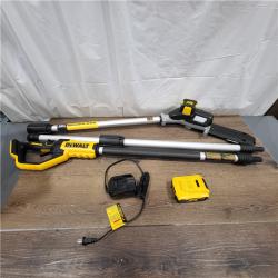 AS-IS DEWALT  20V MAX 8in. Cordless Battery Powered Pole Saw Kit with (1) 4Ah Battery, Charger & Sheath