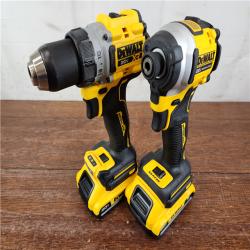 AS-IS DEWALT ATOMIC 20V MAX Brushless Cordless Drill/Driver and Impact Driver (2-Tool) Combo Kit