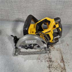 HOUSTON LOCATION - AS-IS (APPEARS LIKE NEW) DEWALT FLEXVOLT 60V MAX Cordless Brushless 7-1/4 in. Wormdrive Style Circular Saw (Tool Only)