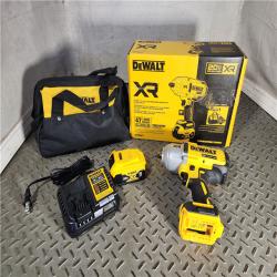 HOUSTON LOCATION - AS-IS (APPEARS LIKE NEW) DEWALT 20V MAX* XR 1/2  High Torque Impact Wrench with Hog Ring Anvil