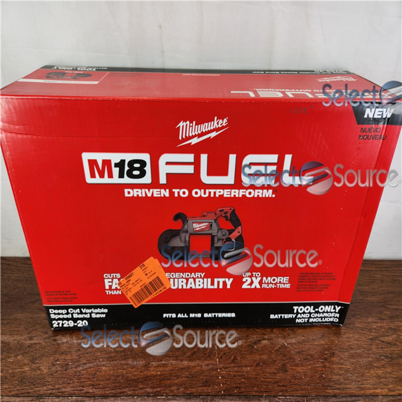 NEW! Milwaukee M18 FUEL Lithium-Ion Brushless Cordless Deep Cut Band Saw (Tool Only)