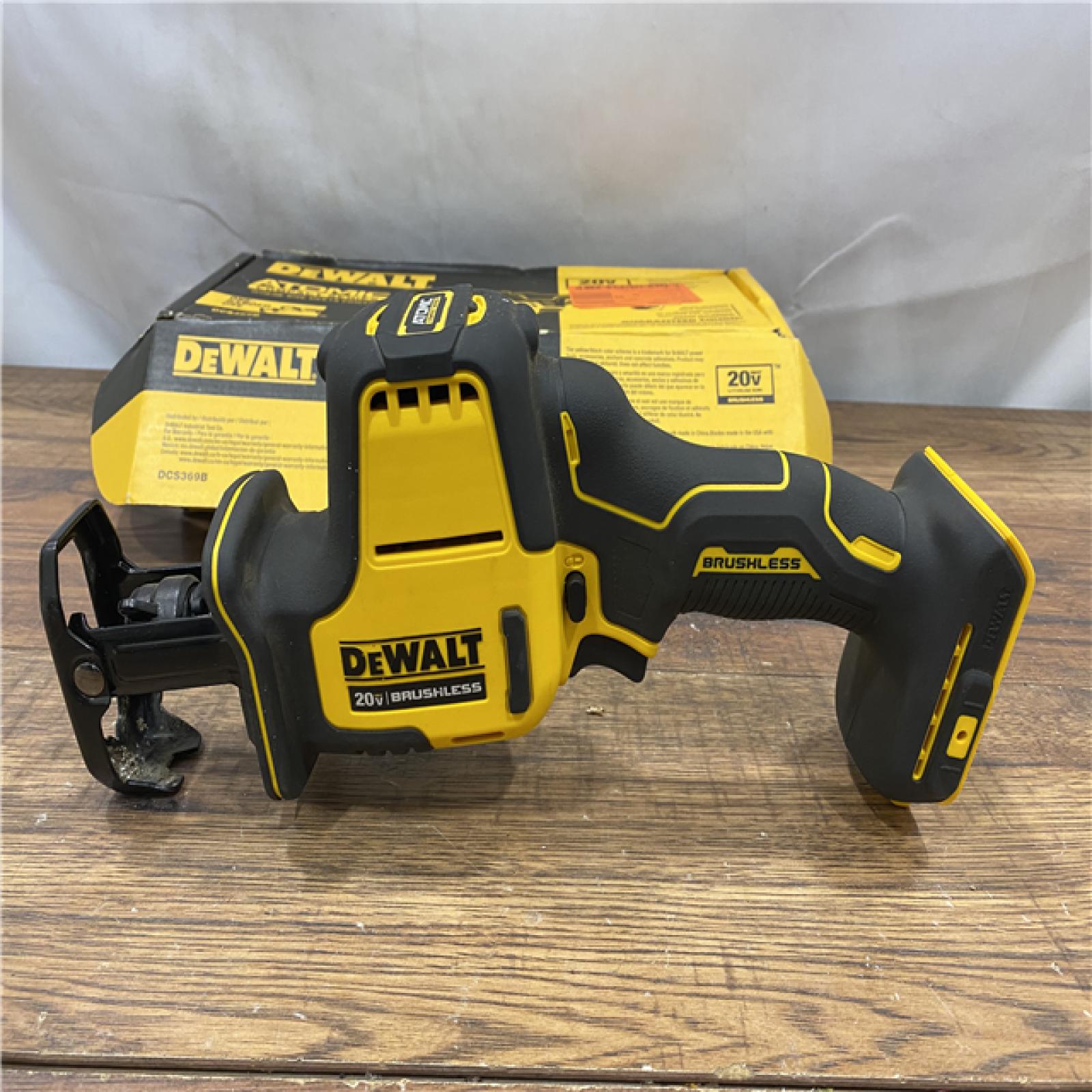 AS IS Dewalt DCS369B ATOMIC 20V MAX Cordless One-Handed Reciprocating Saw (Tool Only)