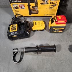 HOUSTON LOCATION - AS-IS DEWALT 20V MAX Cordless Brushless Hammer Drill/Driver 2 Tool Combo Kit with FLEXVOLT ADVANTAGE