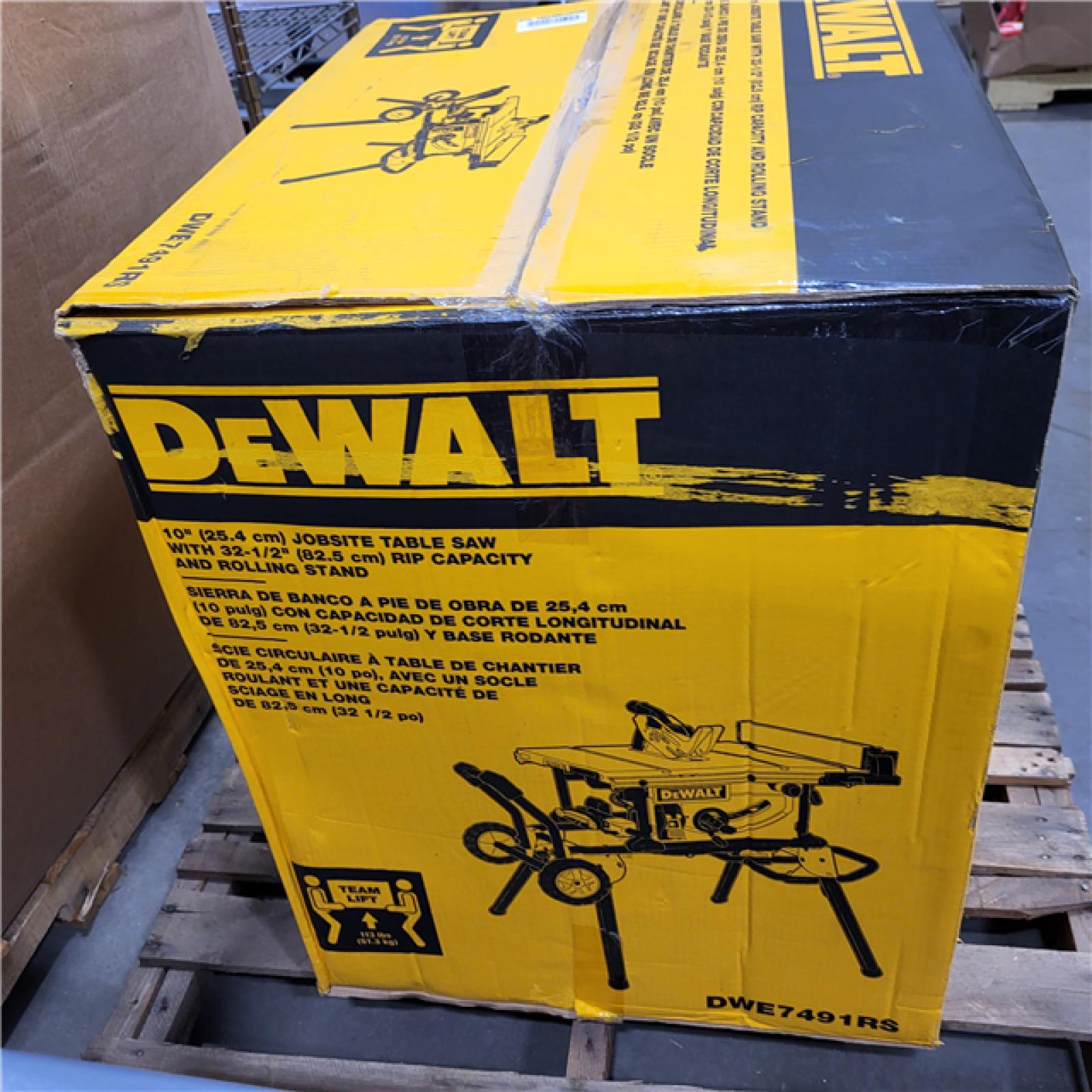 NEW!. DEWALT 10 in. 15 Amp 120V Site-Pro Compact Jobsite Table Saw