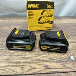 AS-IS DeWalt DCB230-2 20V Max 3.0Ah Compact Battery 2-Pack