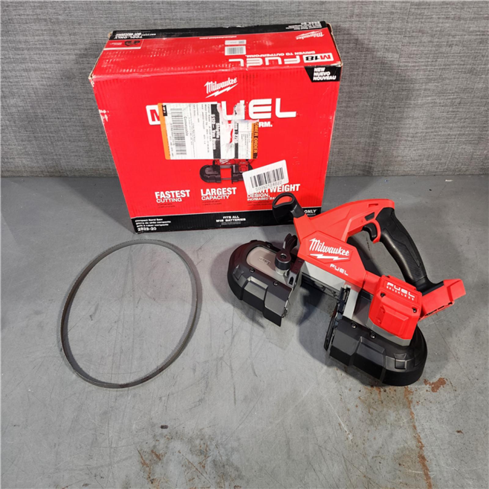 HOUSTON LOCATION - AS-IS (APPEARS LIKE NEW) Milwaukee M18 Fuel 3-1/4  18V Brushless Compact Band Saw 2829-20 (Bare Tool)