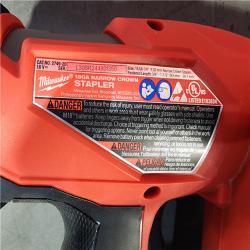 HOUSTON LOCATION - AS-IS M18 FUEL 18-Volt Lithium-Ion Brushless Cordless 18-Gauge 1/4 in. Narrow Crown Stapler (Tool-Only)