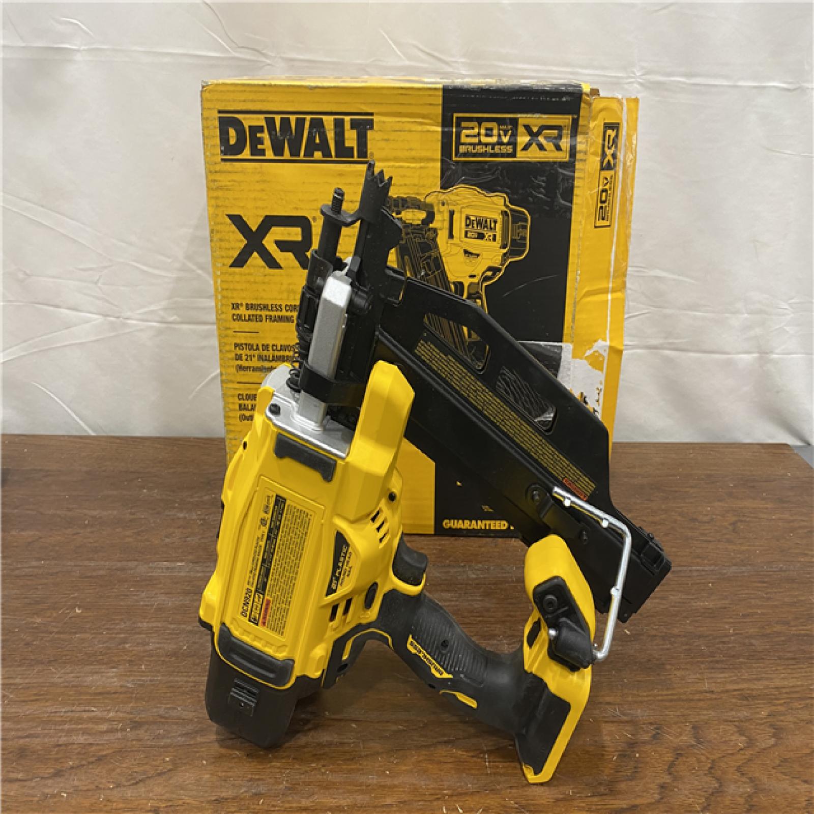 AS-IS DEWALT 20-Volt 21Â° Cordless Framing Nailer (Tool-Only)