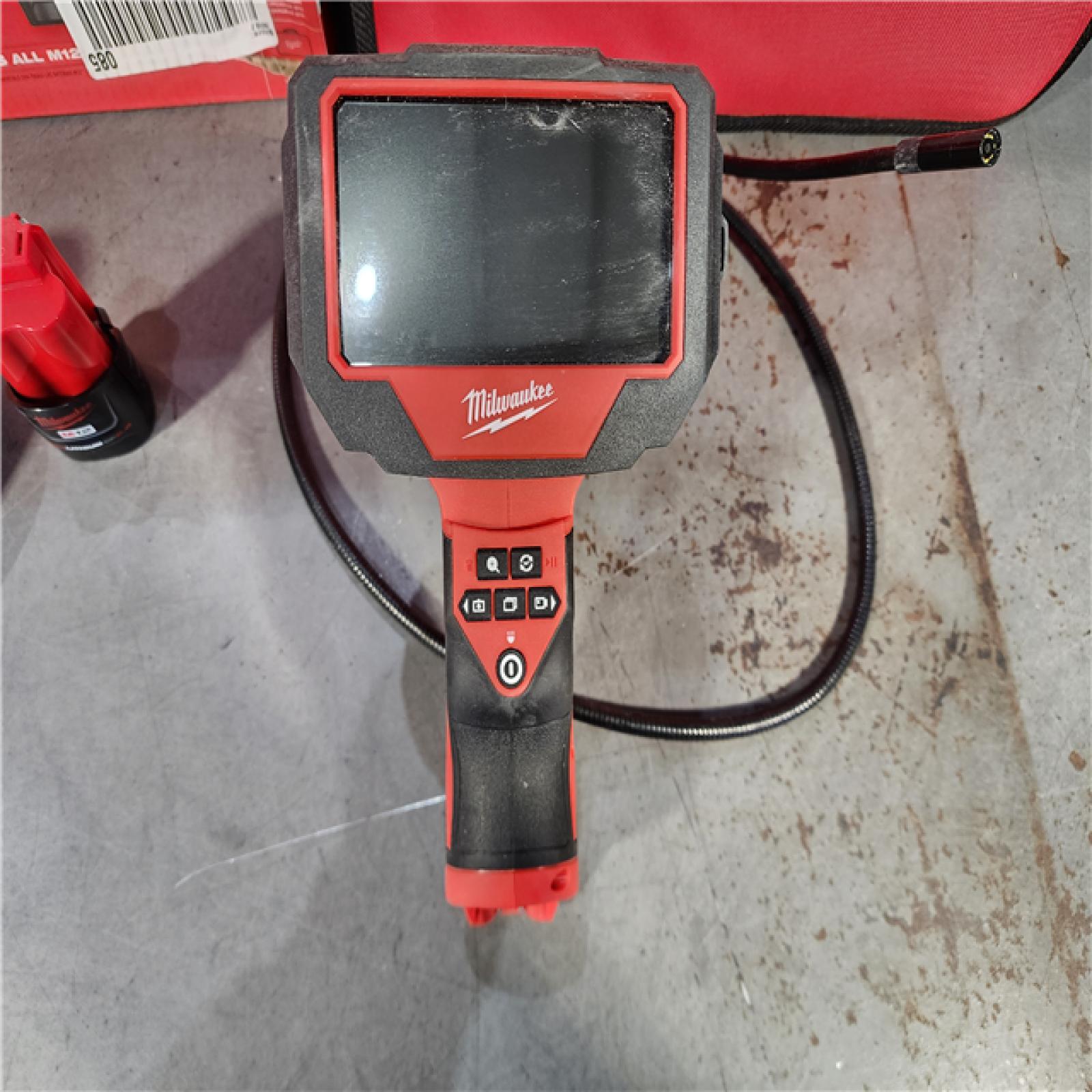 HOUSTON LOCATION - AS-IS M12 12V Lithium-Ion Cordless M-SPECTOR 360-Degree 4 Ft. Inspection Camera Kit