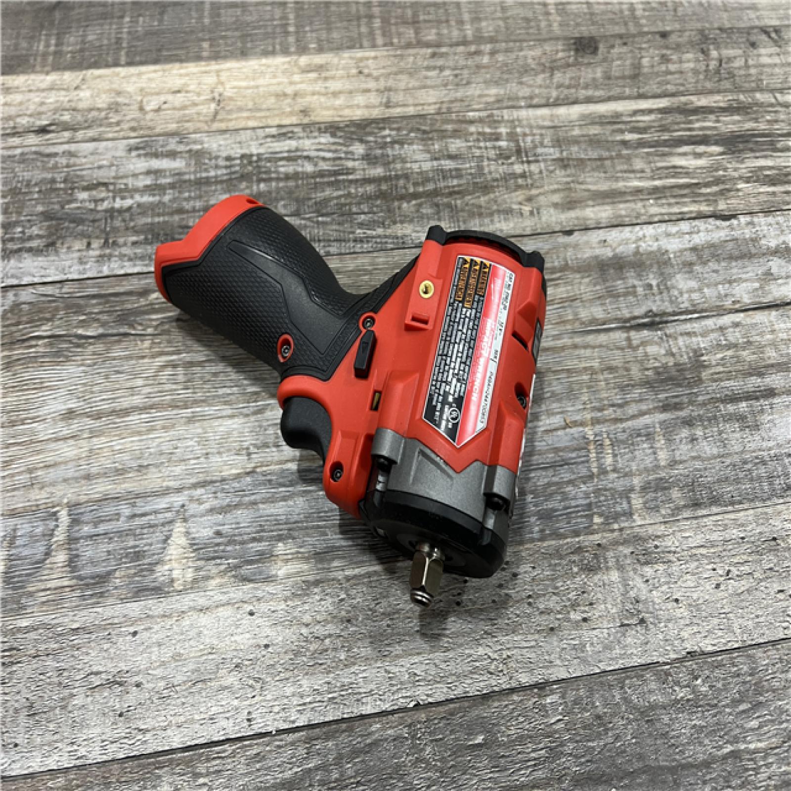 AS-IS Milwaukee M12 FUEL 12V Lithium-Ion Brushless Cordless Stubby 1/2 in. Impact Wrench (Tool-Only)