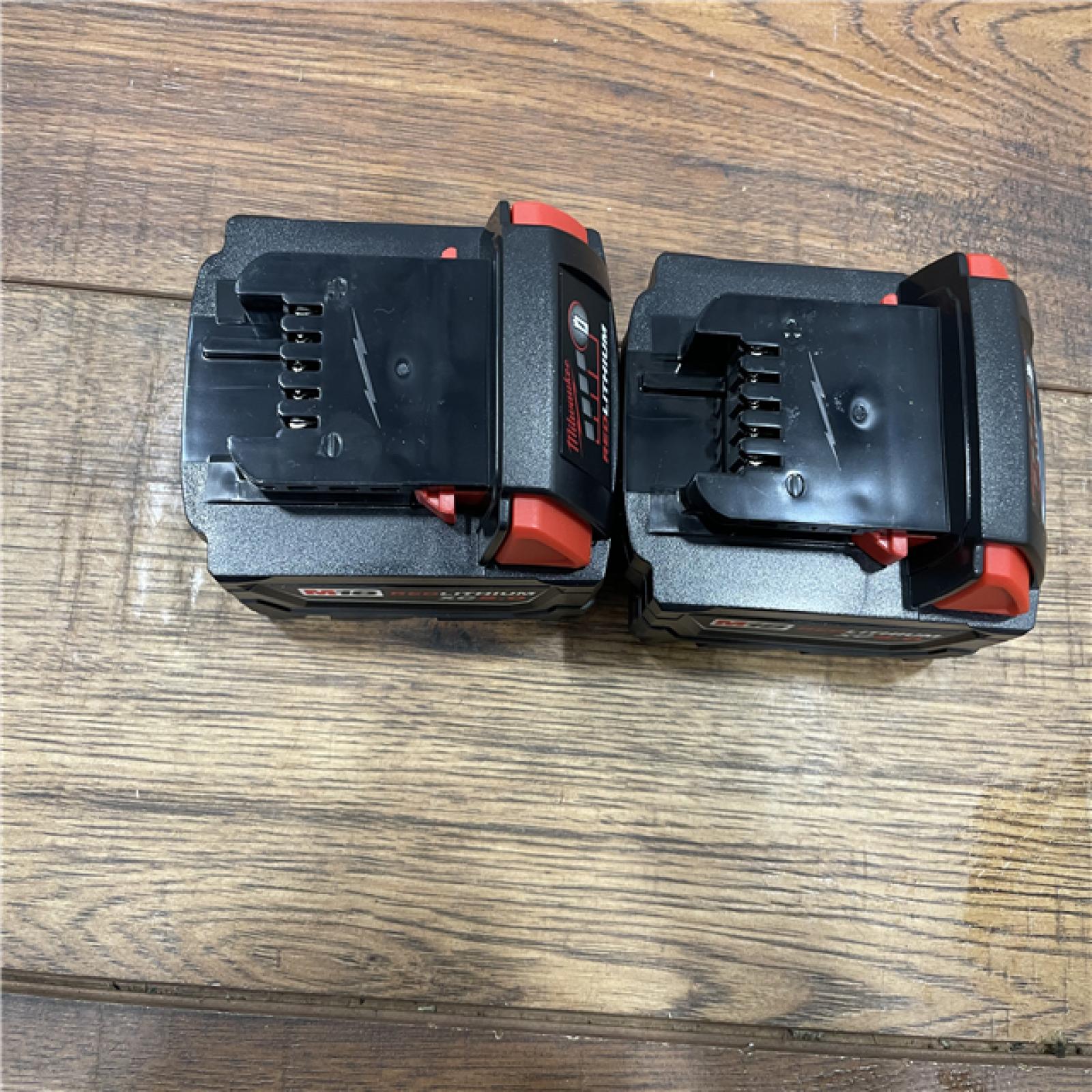 AS-IS Milwaukee M18 18-Volt Lithium-Ion XC Extended Capacity 5.0Ah Battery Pack (2-Pack)