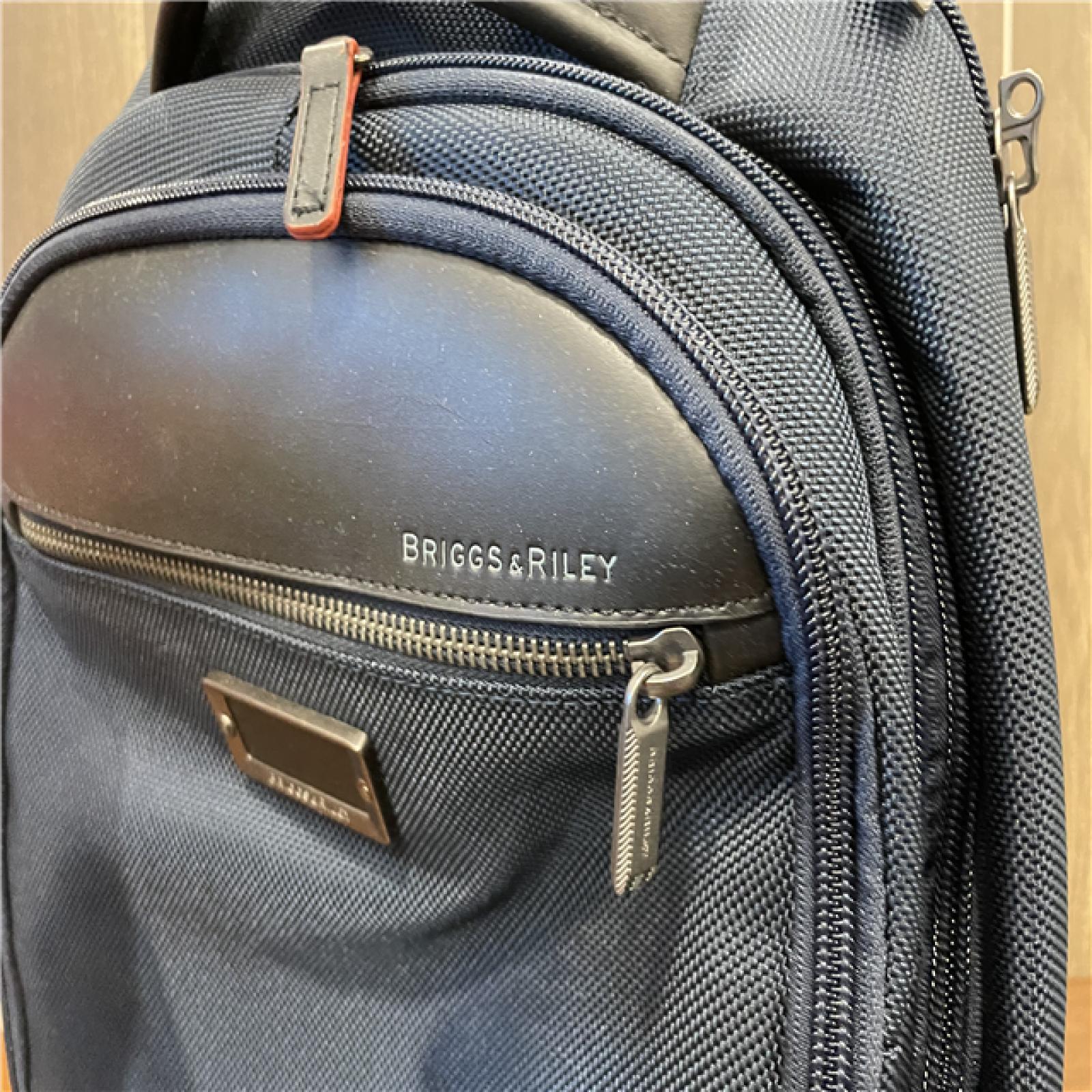 NEW ! Briggs & Riley Work Medium Backpack - Blue