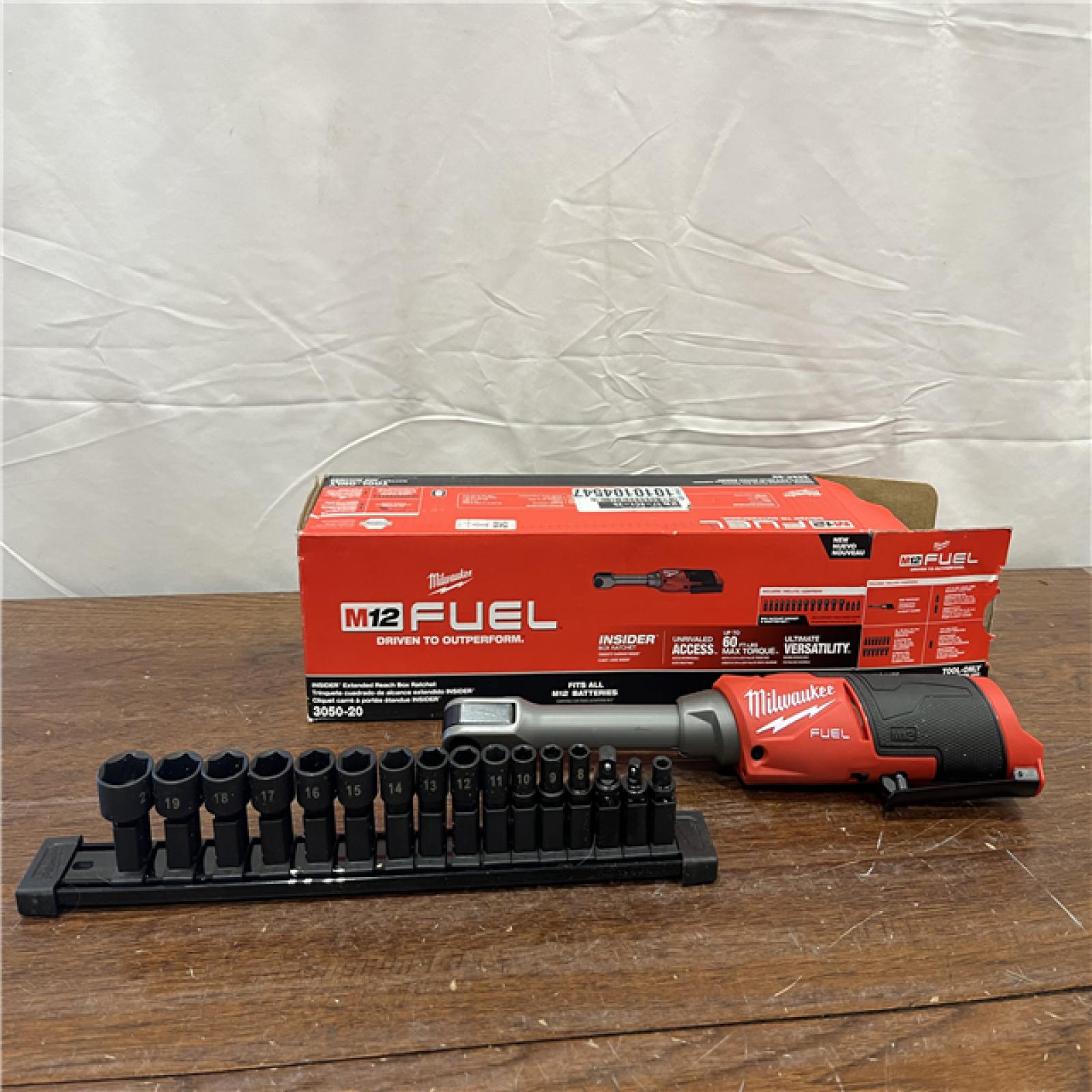 AS-IS Milwaukee M12 FUEL 1/4 in. Cordless Brushless High Speed Ratchet (Tool Only)