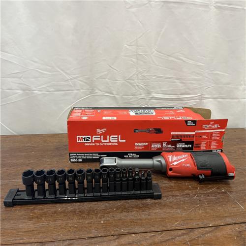 AS-IS Milwaukee M12 FUEL 1/4 in. Cordless Brushless High Speed Ratchet (Tool Only)