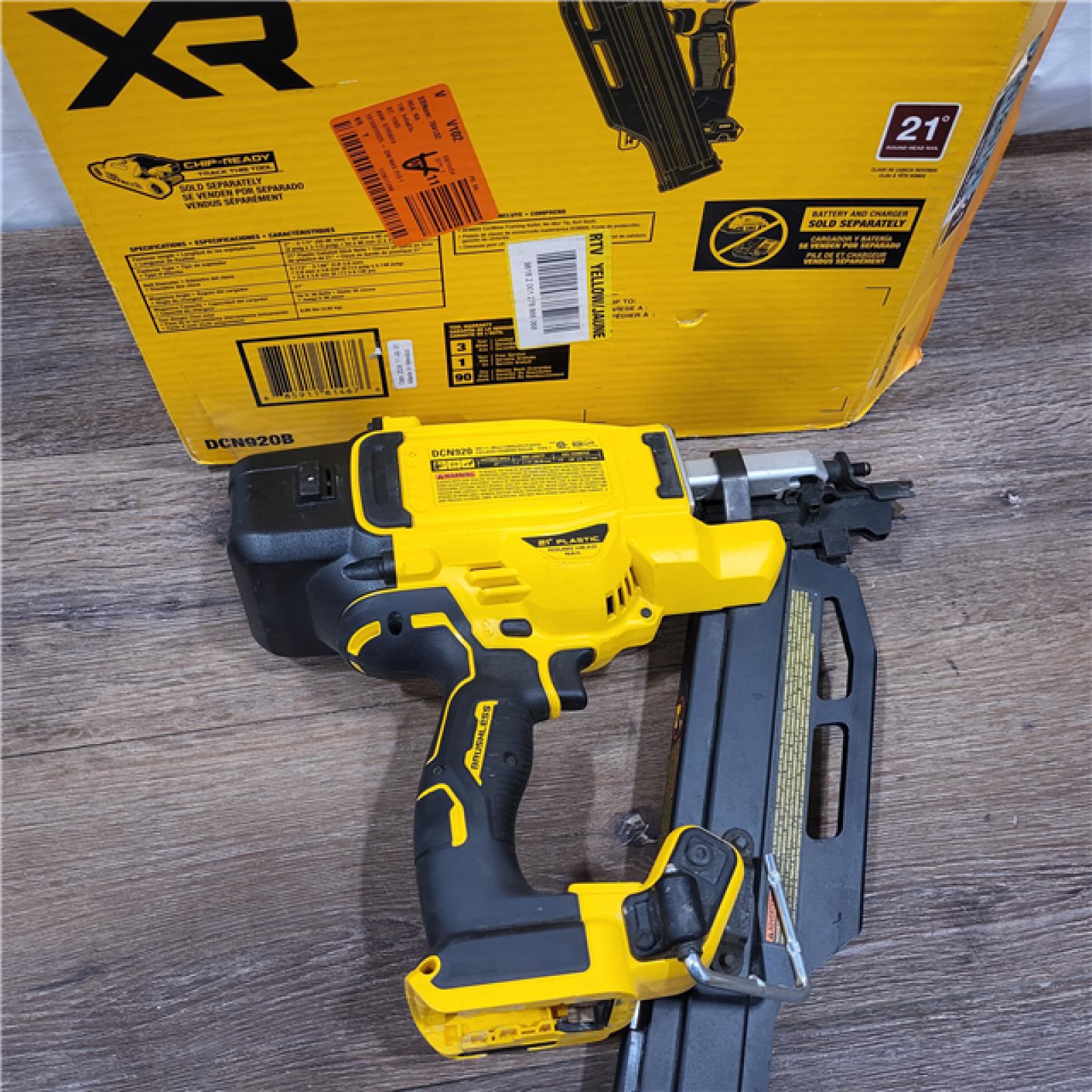 AS-IS 20-Volt 21Â° Cordless Framing Nailer (Tool-Only)