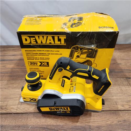 AS-IS DEWALT 20-Volt MAX XR Lithium-Ion Cordless Brushless 3-1/4 in. Planer (Tool-Only)