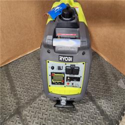 HOUSTON LOCATION - AS-IS RYOBI 2,300-Watt Recoil Start Bluetooth Super Quiet Gasoline Powered Digital Inverter Generator with CO Shutdown Sensor