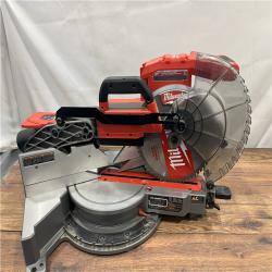 AS-IS M18 FUEL 18V 10 in. Lithium-Ion Brushless Cordless Dual Bevel Sliding Compound Miter Saw Kit with One 8.0 Ah Battery