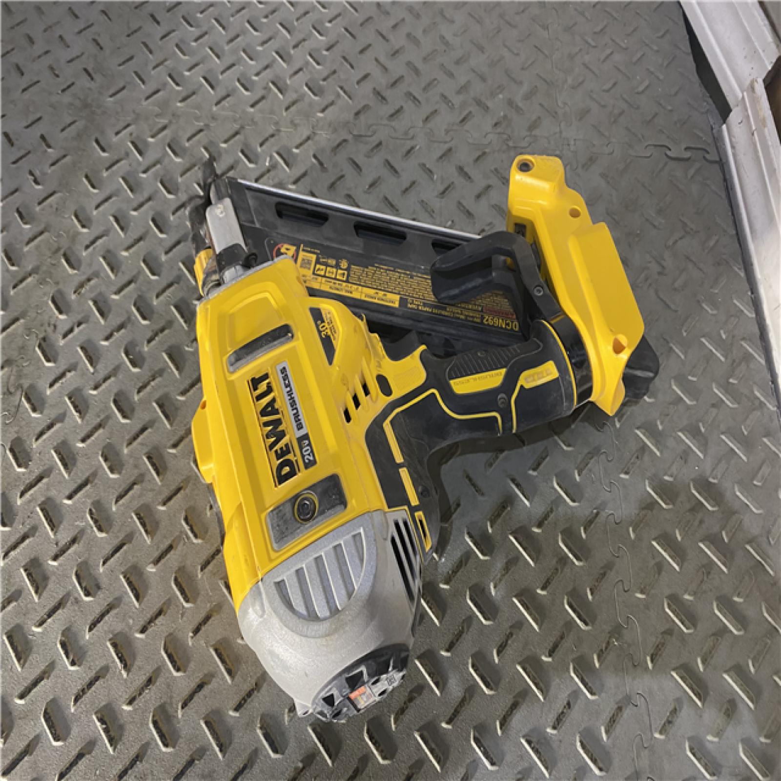 Houston location AS-IS DEWALT 20-Volt 30Â° Cordless Framing Nailer (Tool-Only)