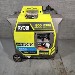 HOUSTON LOCATION - AS-IS RYOBI 2,300-Watt Recoil Start Bluetooth Super Quiet Gasoline Powered Digital Inverter Generator with CO Shutdown Sensor