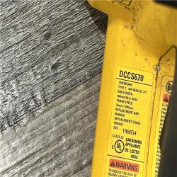 AS-IS DEWALT DCCS670B 16in Chainsaw 60V MAX - Tool Only