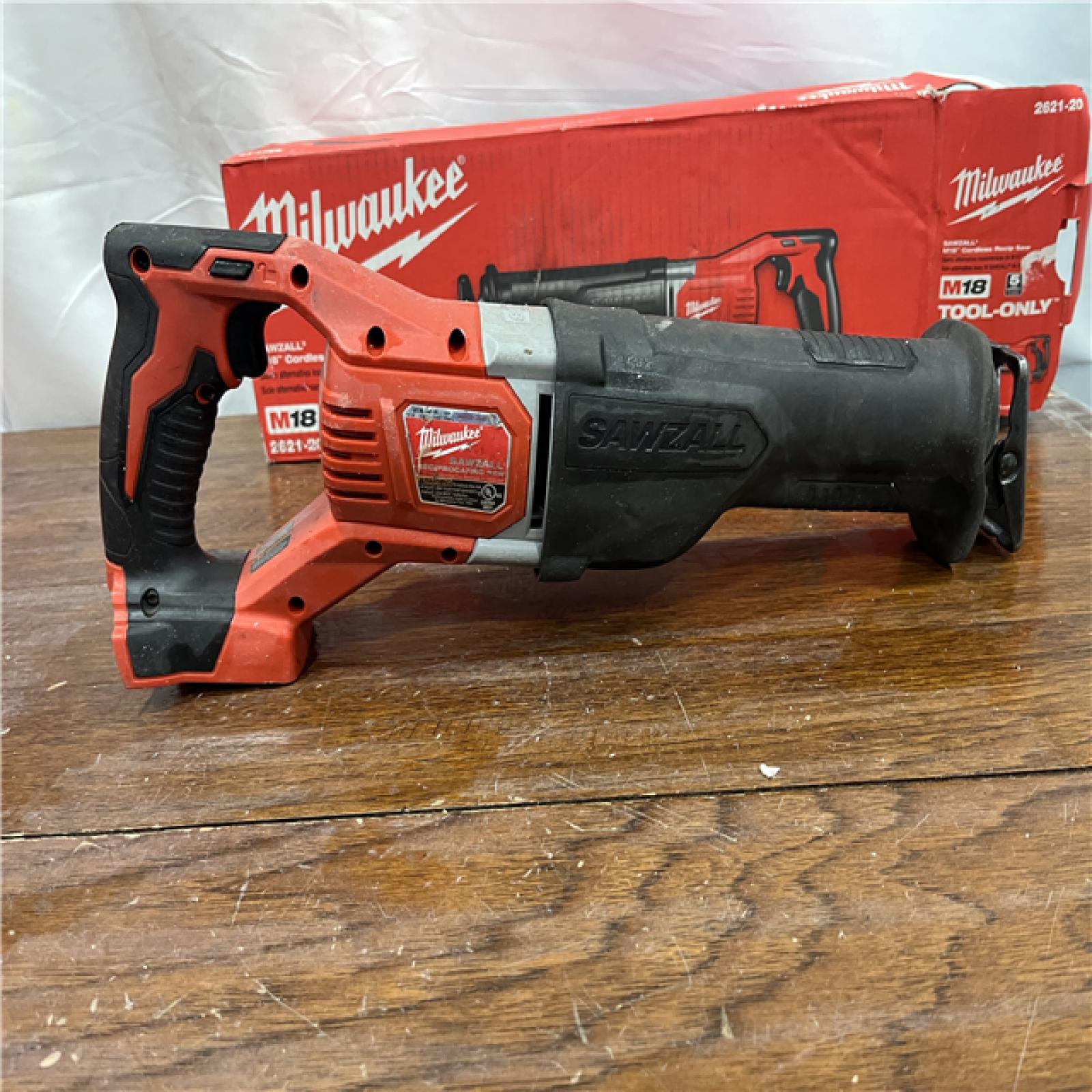 AS-ISMilwaukee  M18 SAWZALL Lithium-Ion Cordless Reciprocating Saw (Tool Only)