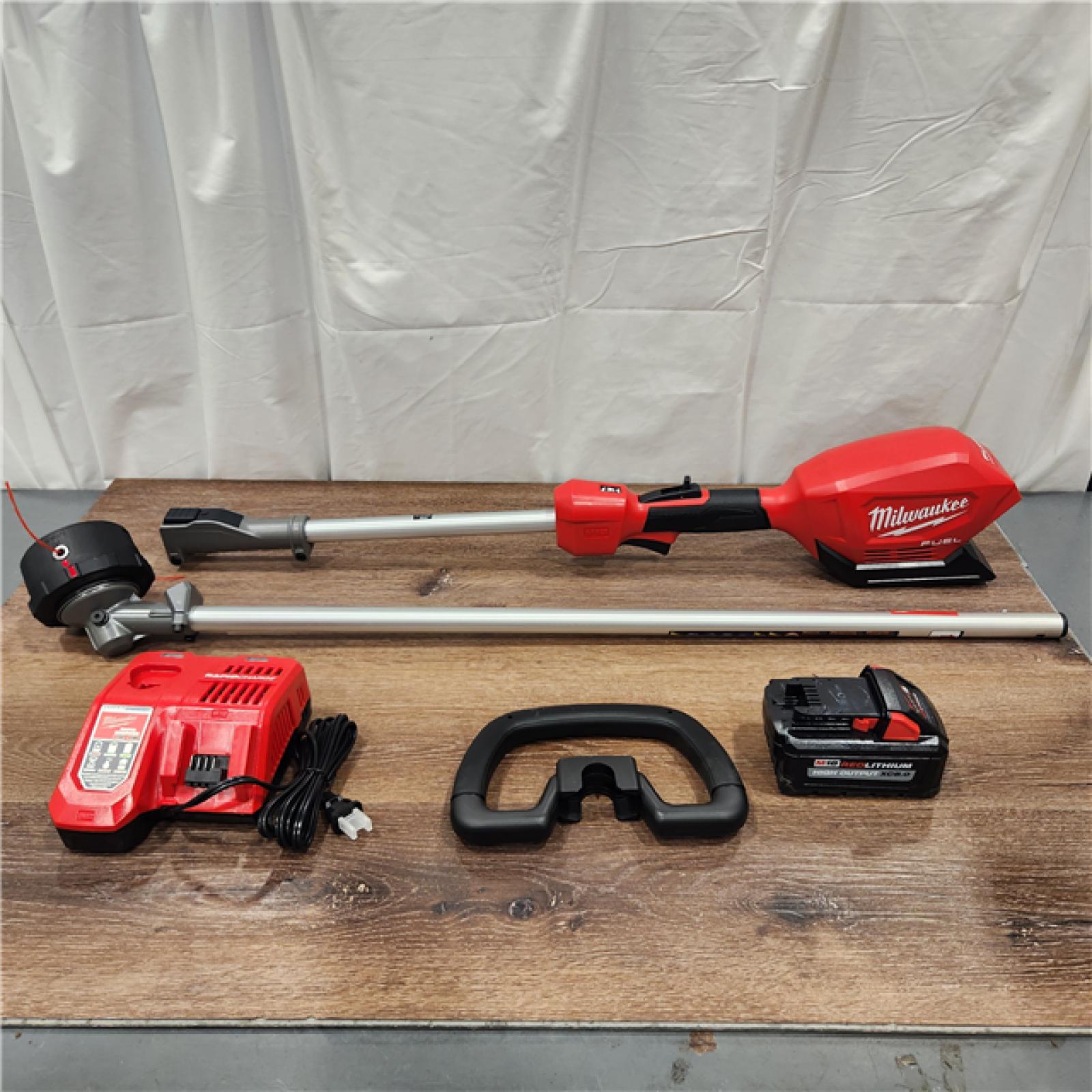 AS-IS M18 FUEL 18V Lithium-Ion Brushless Cordless String Trimmer with QUIK-LOK Attachment Capability and 8.0 Ah Battery