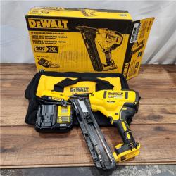 AS-IS DEWALT 20V MAX XR 15 Ga. Cordless 34 Deg Nailer 20 V