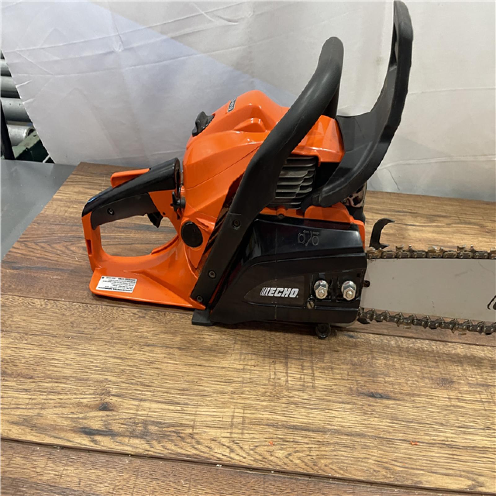 AS-IS ECHO 20 in. 50.2 Cc 2-Stroke Gas Rear Handle Chainsaw