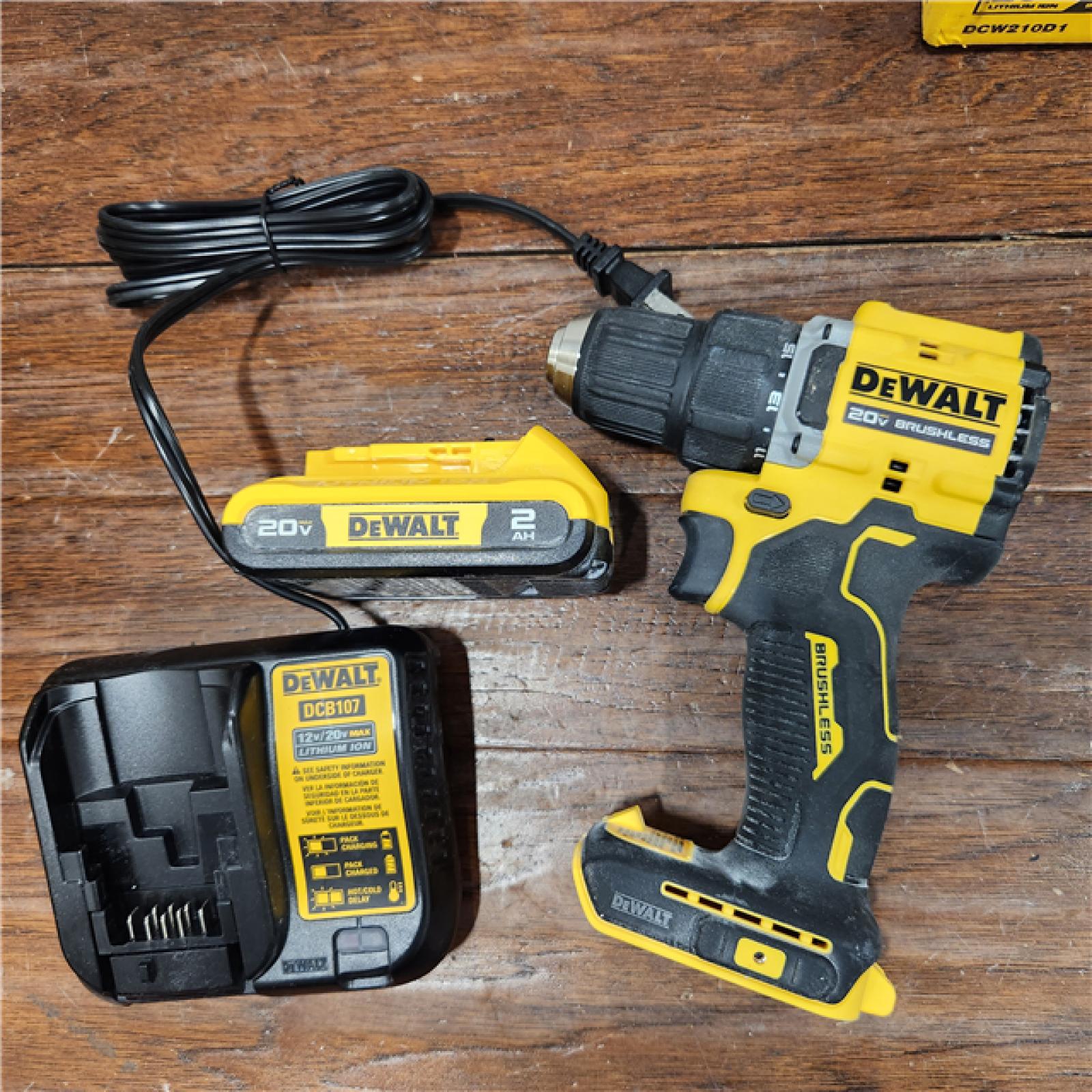 AS-IS DeWalt ATOMIC COMPACT SERIESâ„¢ 20V MAX* Brushless Cordless 1/2 in. Drill/Driver