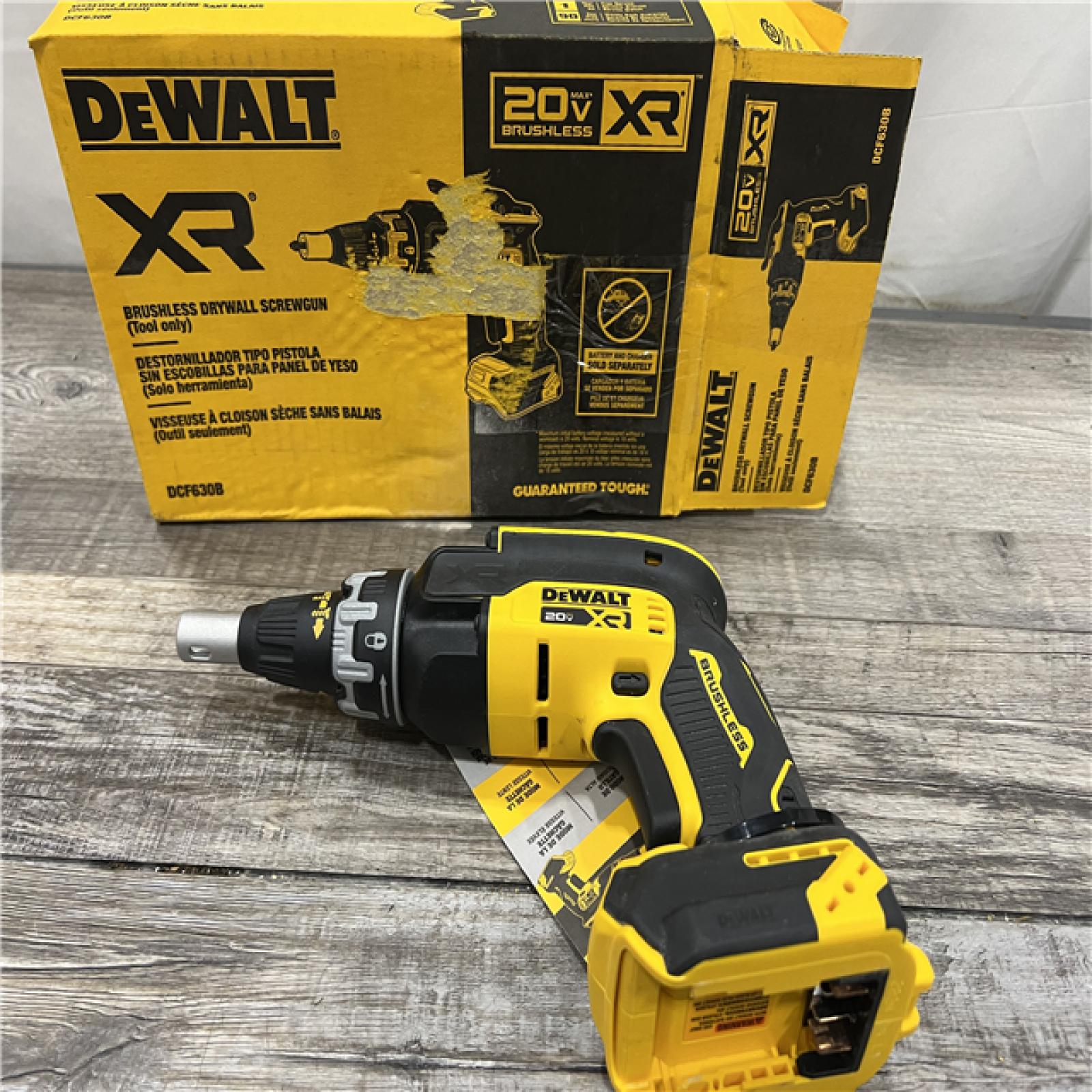 AS-IS DeWalt DCF630B 20V Cordless Brushless Screw Gun (Tool Only)