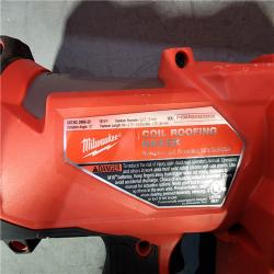 HOUSTON LOCATION - AS-IS M18 FUEL 18-Volt Lithium-Ion Brushless Cordless Coil Roofing Nailer (Tool Only)