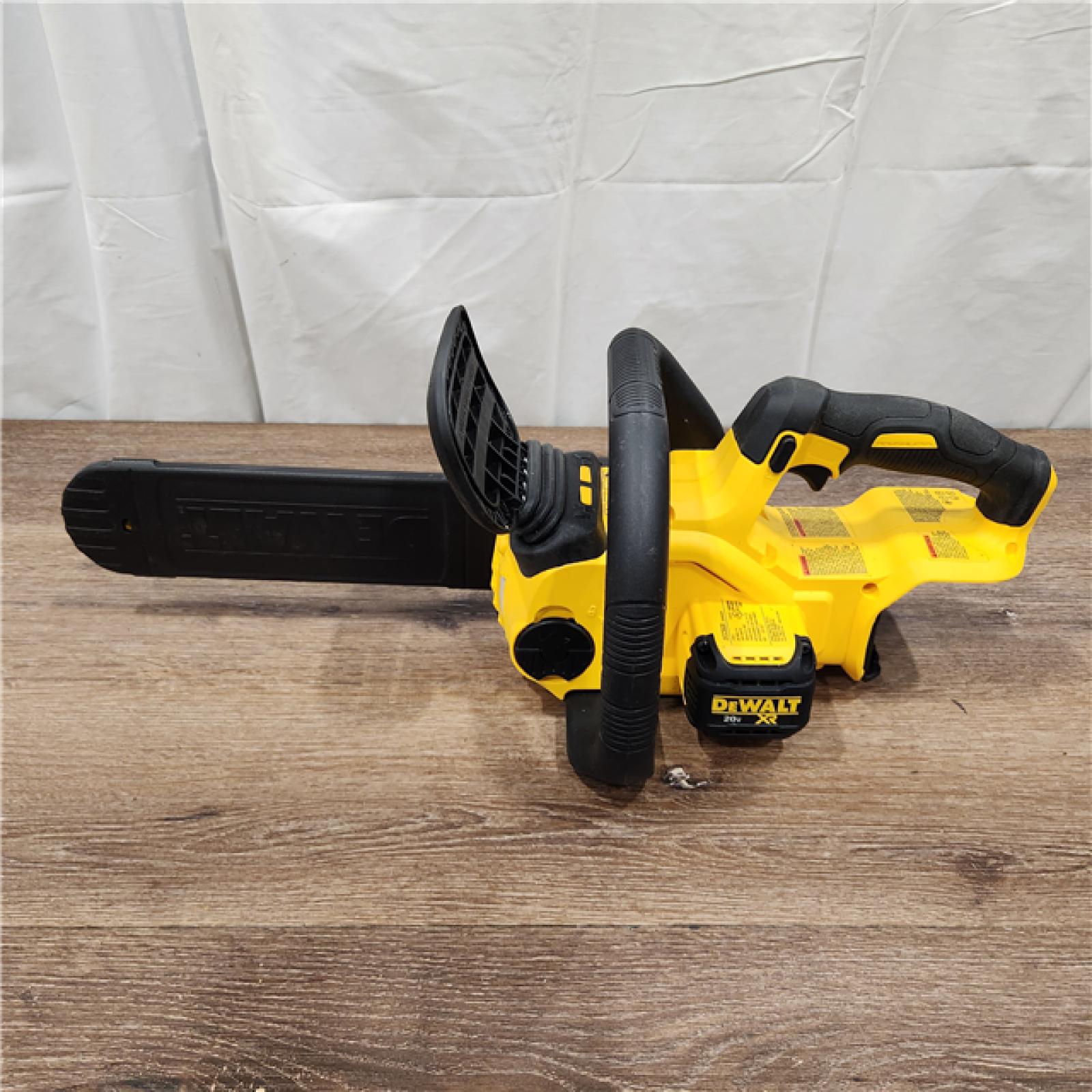 AS-IS Dewalt 7605686 12 in. 20V Battery Powered Chainsaw