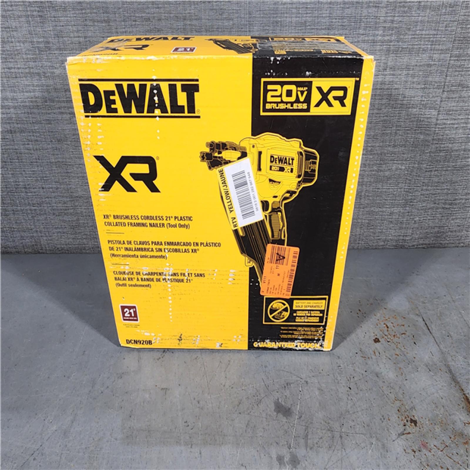 HOUSTON LOCATION - AS-IS DEWALT 20-Volt 21Â° Cordless Framing Nailer (Tool-Only)