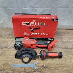 AS-IS Milwaukee 2880-20 M18 FUEL 18-Volt Lithium-Ion Brushless Cordless 4-1/2 in./5 in. Grinder W/Paddle Switch (Tool-Only)