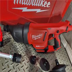 HOUSTON LOCATION - AS-IS M12 12-Volt Lithium-Ion Cordless Drain Cleaning Airsnake Air Gun Kit with (1) 2.0Ah Battery, Toilet Attachments