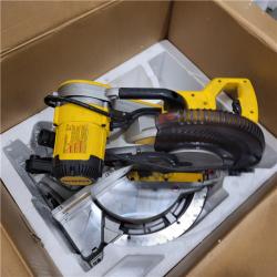 AS-IS DeWalt 15 Amp Corded 12 in. Compound Double Bevel Miter Saw