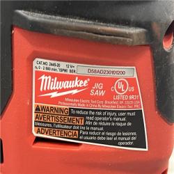 AS-IS Milwaukee M12 12V Lithium-Ion Cordless Jig Saw (Tool-Only)