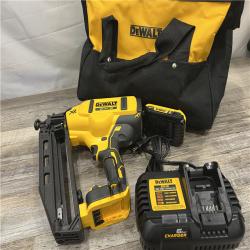 AS-IS DeWalt DCN660D1 20V 16 Gauge Cordless Angled Finish Nailer Kit W/ 2Ah Battery