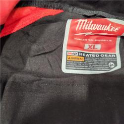 AS IS Milwaukee 306R-20XL M12 Lithium-Ion Red Heated Jacket Hoodie (X-Large) - Hoodie Only