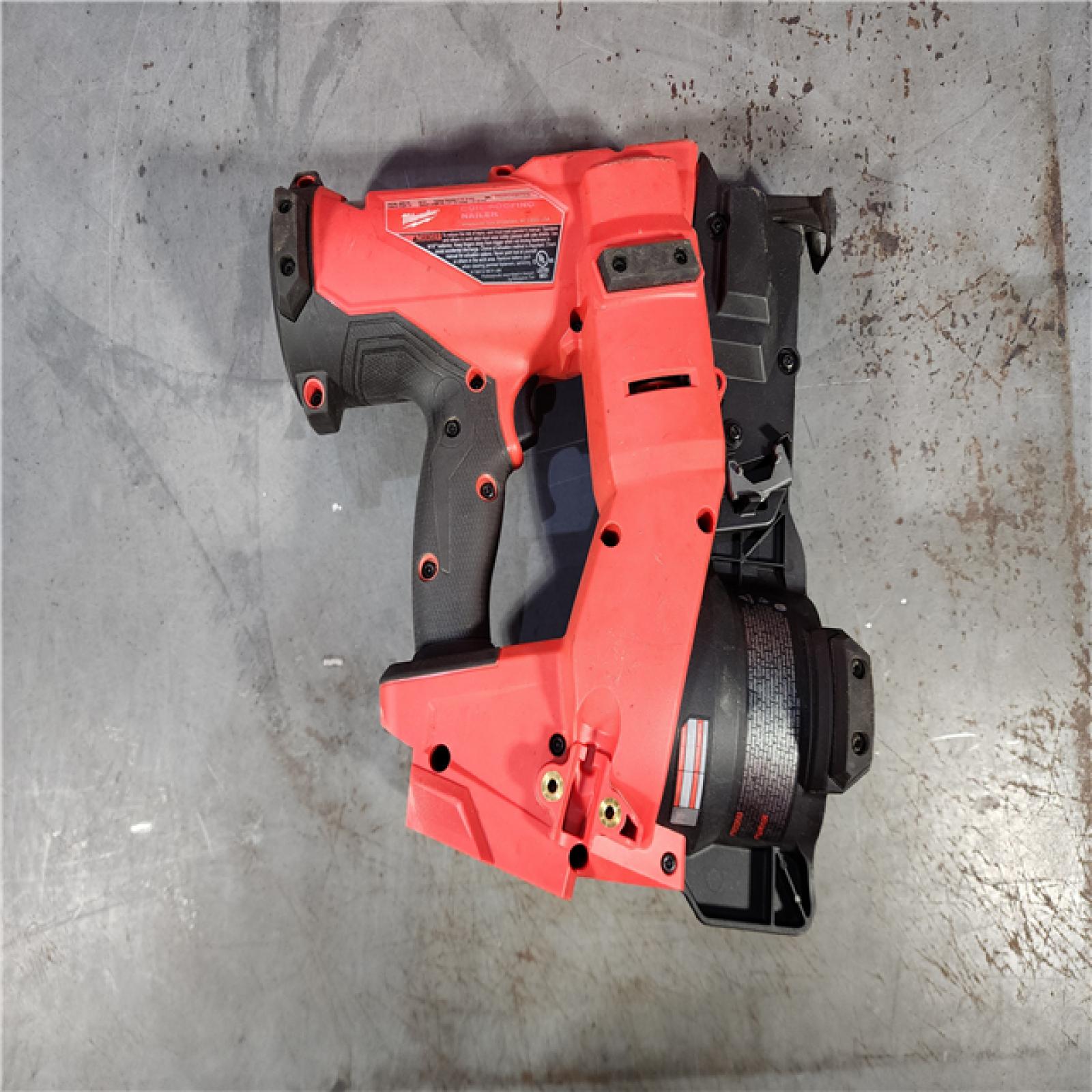 HOUSTON LOCATION - AS-IS M18 FUEL 18-Volt Lithium-Ion Brushless Cordless Coil Roofing Nailer (Tool Only)