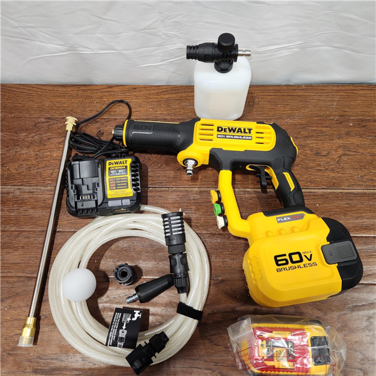 AS-IS DEWALT 60V MAX 1000 PSI Power Cleaner Kit