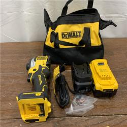 AS-ISDEWALT ATOMIC 20V MAX Lithium-Ion Cordless 1/4 in. Brushless Impact Driver Kit, 5 Ah Battery, Charger, and Bag