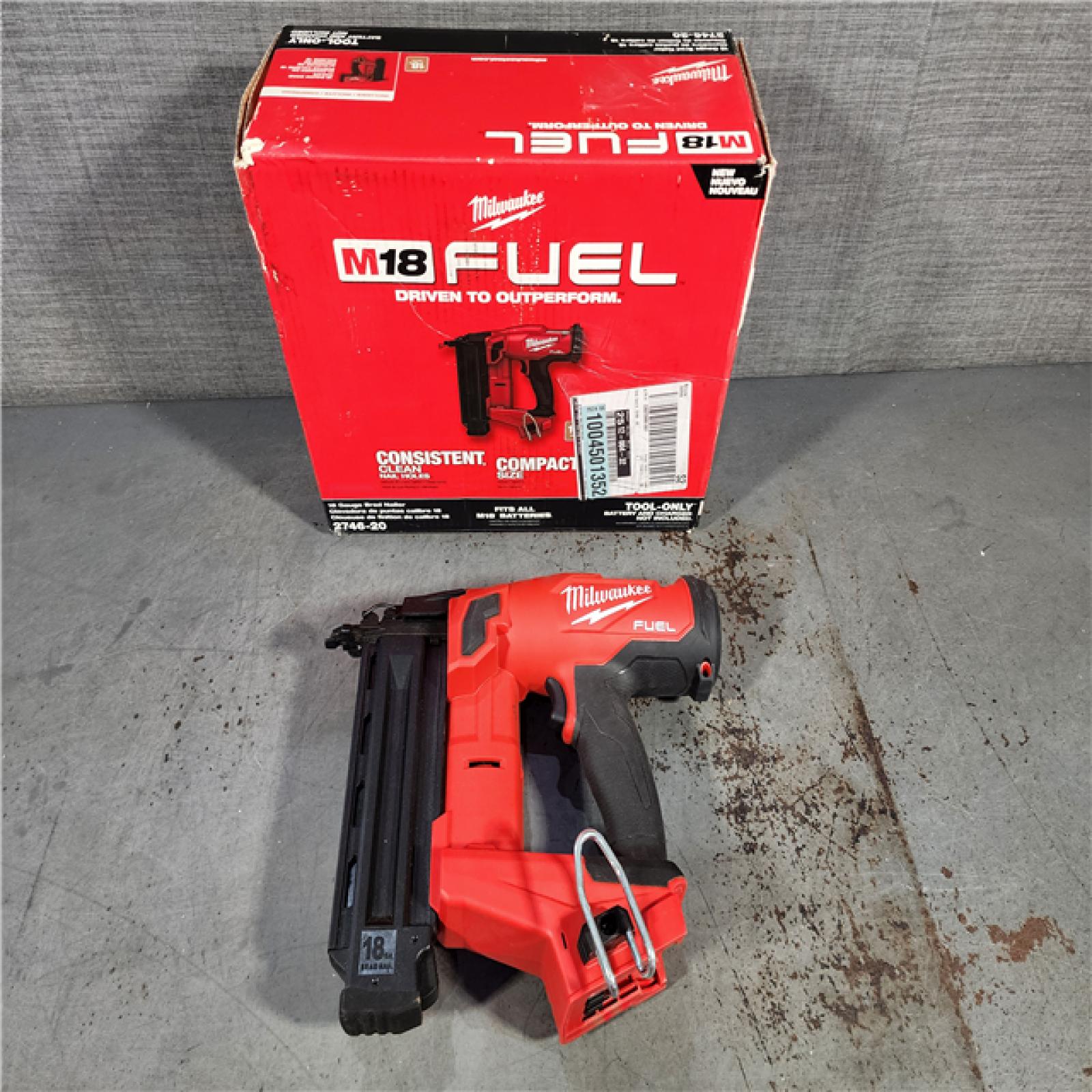 HOUSTON LOCATION - AS-IS Milwaukee M18 Fuel 18V Brushless 18-Gauge Brad Nailer 2746-20 (Bare Tool)