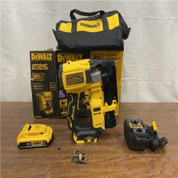 AS-IS DEWALT ATOMIC 20V MAX Lithium Ion Cordless 23 Gauge Pin Nailer Kit with 3.0Ah Battery and Charger