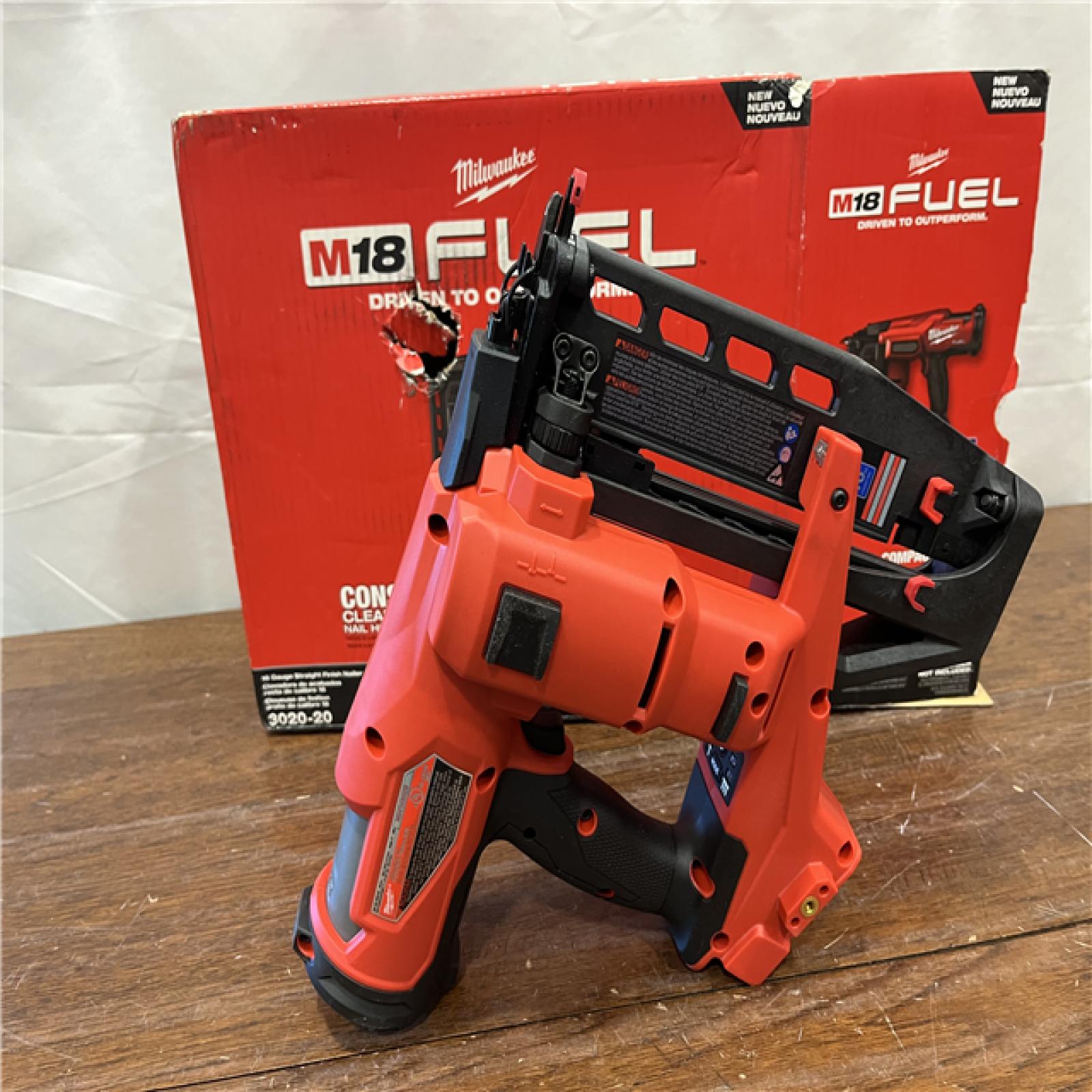 AS-IS Milwaukee Tool Cordless Finish Nail Gun 18 V 3020-20