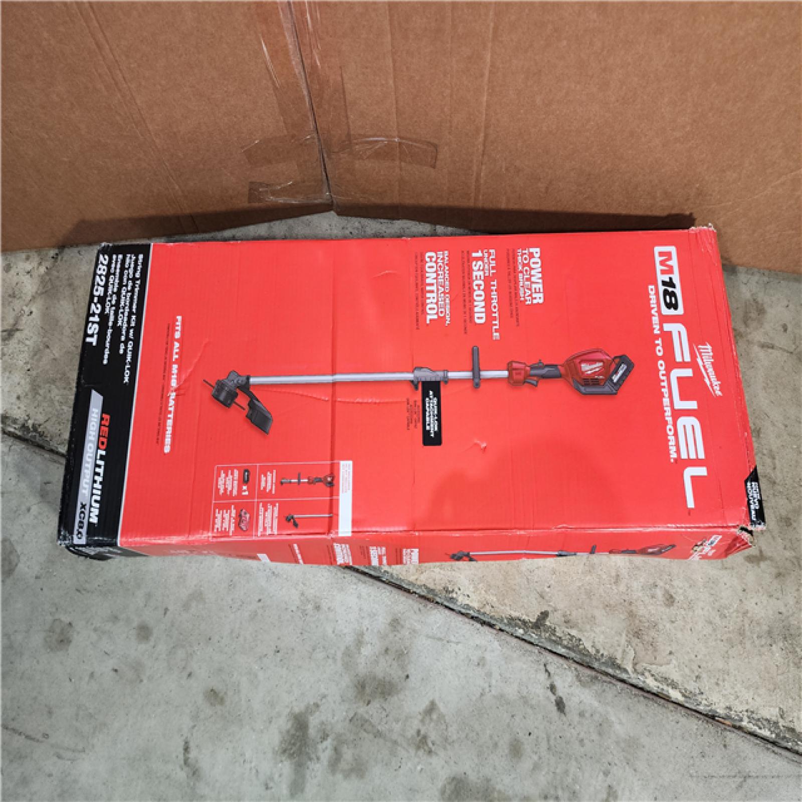 HOUSTON LOCATION - AS-IS M18 FUEL 18V Lithium-Ion Brushless Cordless String Trimmer with QUIK-LOK Attachment Capability and 8.0 Ah Battery