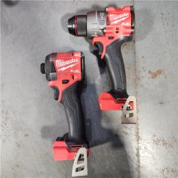 HOUSTON LOCATION - AS-IS Milwaukee M18 FUEL 18V Lithium-Ion Brushless Cordless Hammer Drill and Impact Driver Combo Kit (2-Tool) with 2 Batteries