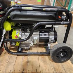 Dallas Location - As-Is RYOBI 6,500-Watt Gasoline Powered Portable Generator