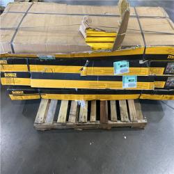 DALLAS LOCATION - DEWALT Yellow 4-Tier Steel Garage Storage Shelving Unit (77 in. W x 72 in. H x 24 in. D) PALLET - (4 UNITS)